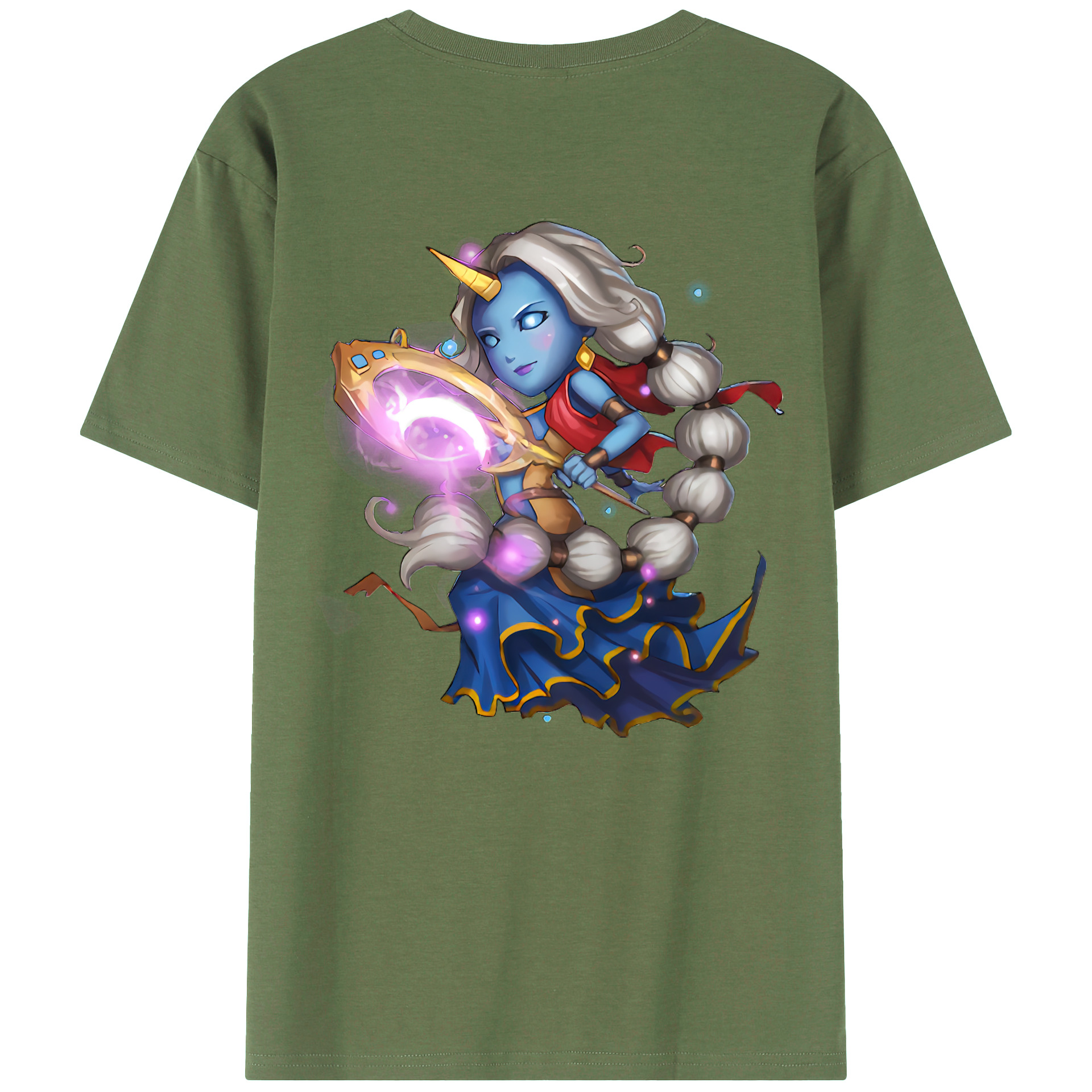 （画像用） リーグ・オブ・レジェンド League of Legends LOL 綿100％ メンズ半袖Tシャツ（バックプリント） 通気性
